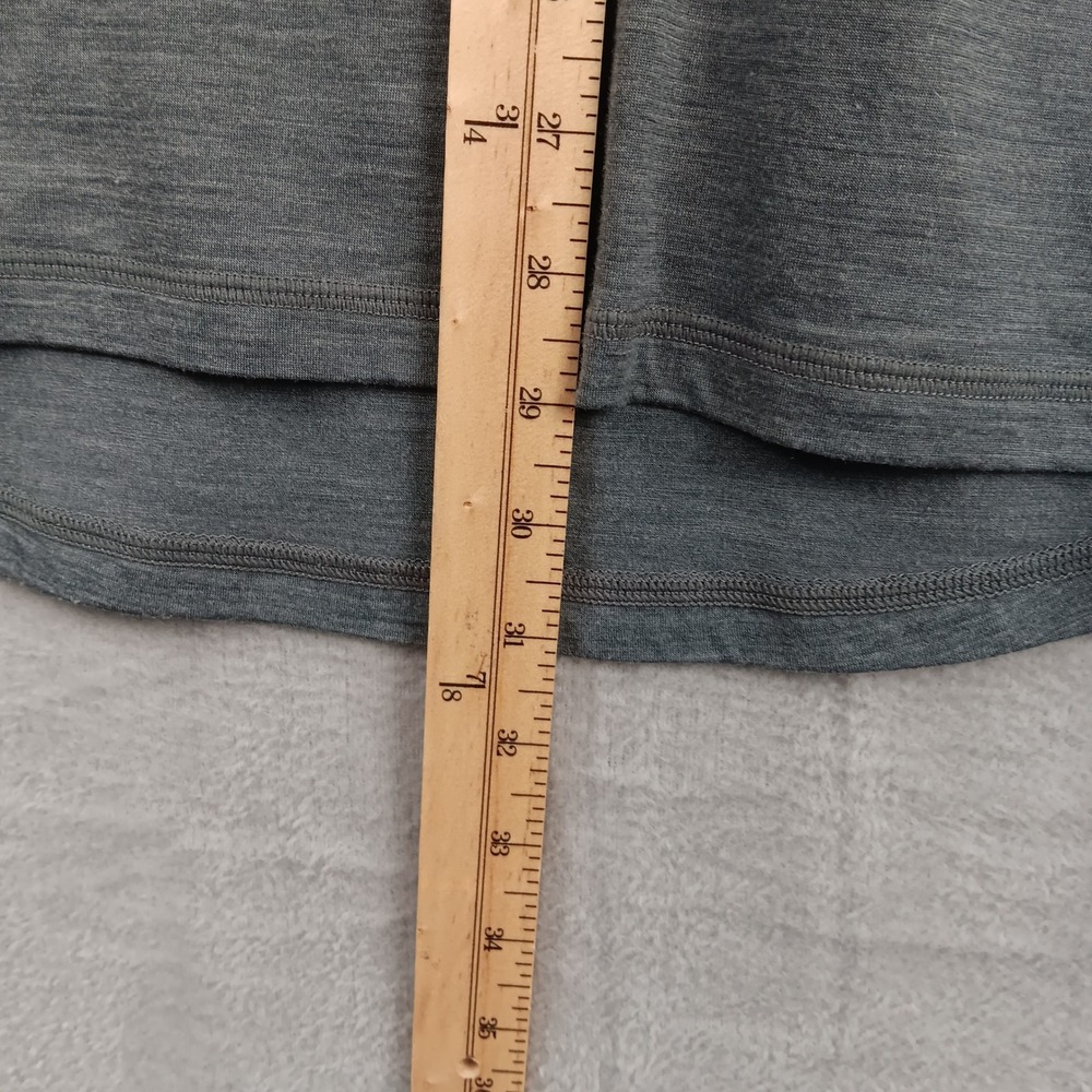 Eddie Bauer First Ascent Mens TL Gray Quarter Zip Long‎ Sleeve Base Layer Top - Picture 5 of 5